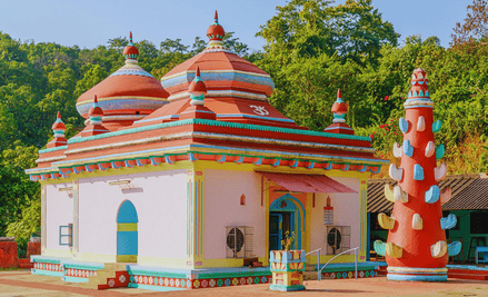 Temple archway within the fort complex